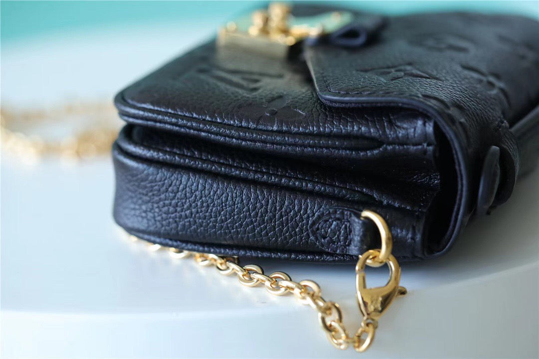 LV Micro Metis Monogram Empreinte Black For Women, WomenÃ¢â‚¬â„¢s Handbags, Shoulder And Crossbody Bags 5.5in/14cm LVÃ‚Â 