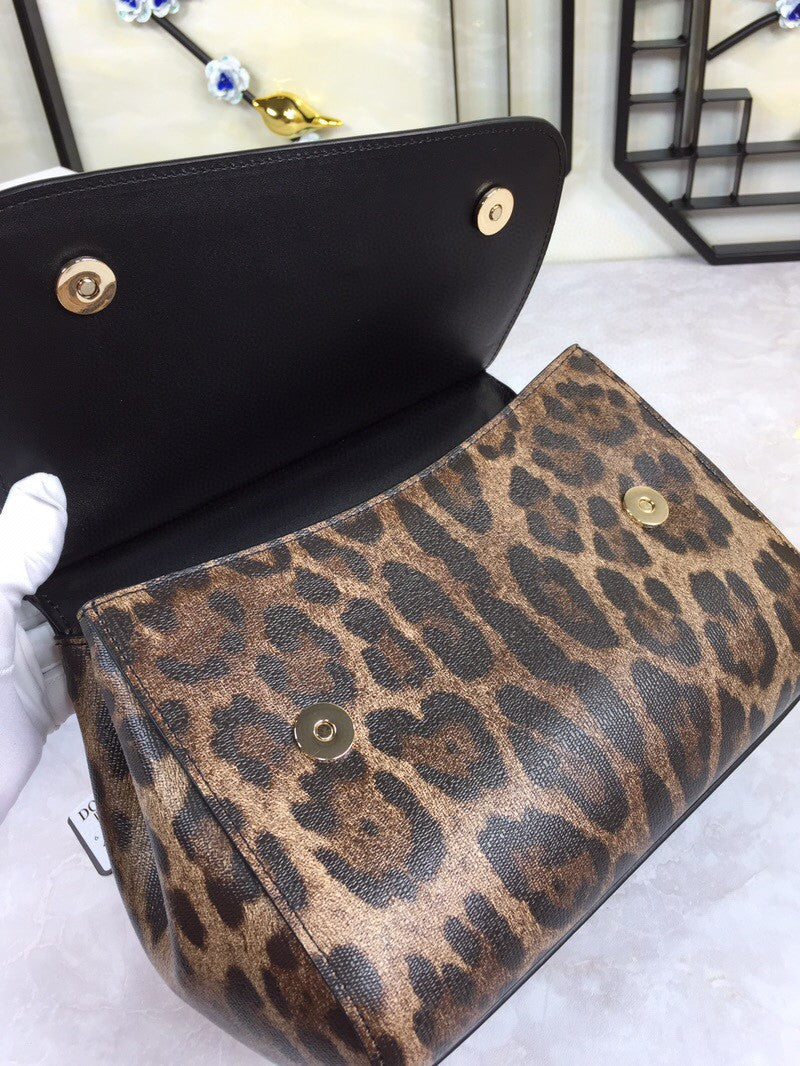 GLAMI Leopard Print MeGLAMIum Sicily Top Handle Bag Muticolour For Women 9.8in/25cm GLAMI
