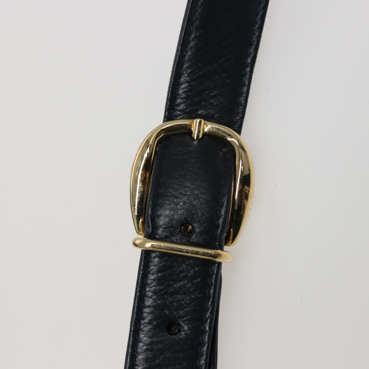GUCCI Bamboo Shoulder Bag Leather Black 001 14 1571 78084