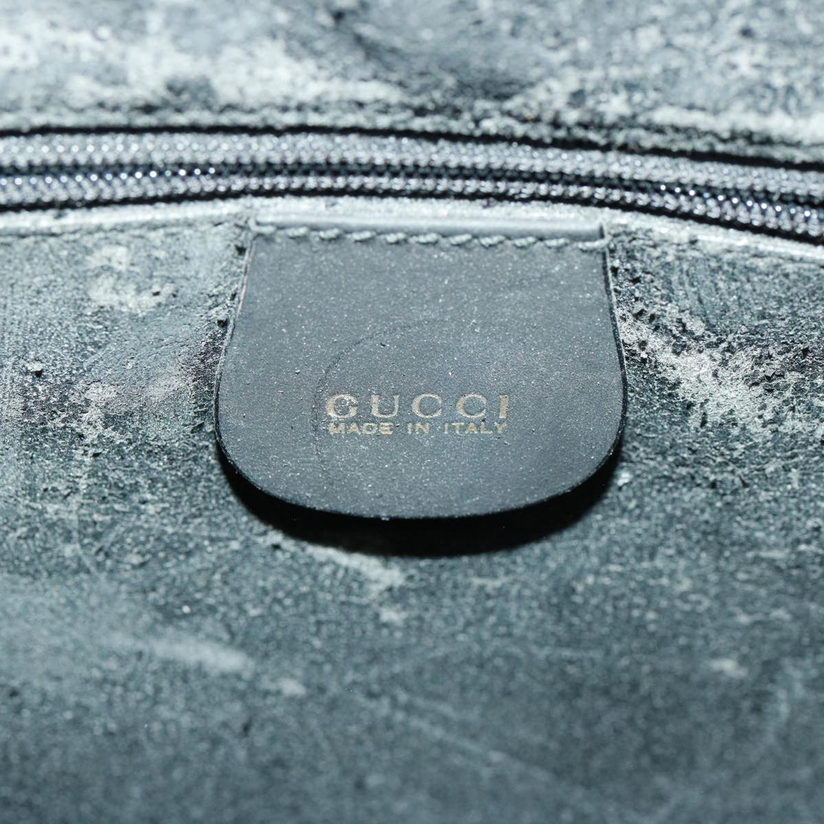 GUCCI Shoulder Bag Leather Suede 2way Black 001 2058 1638 0 78087