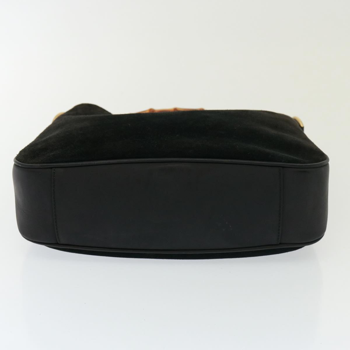 GUCCI Shoulder Bag Leather Suede 2way Black 001 2058 1638 0 78087