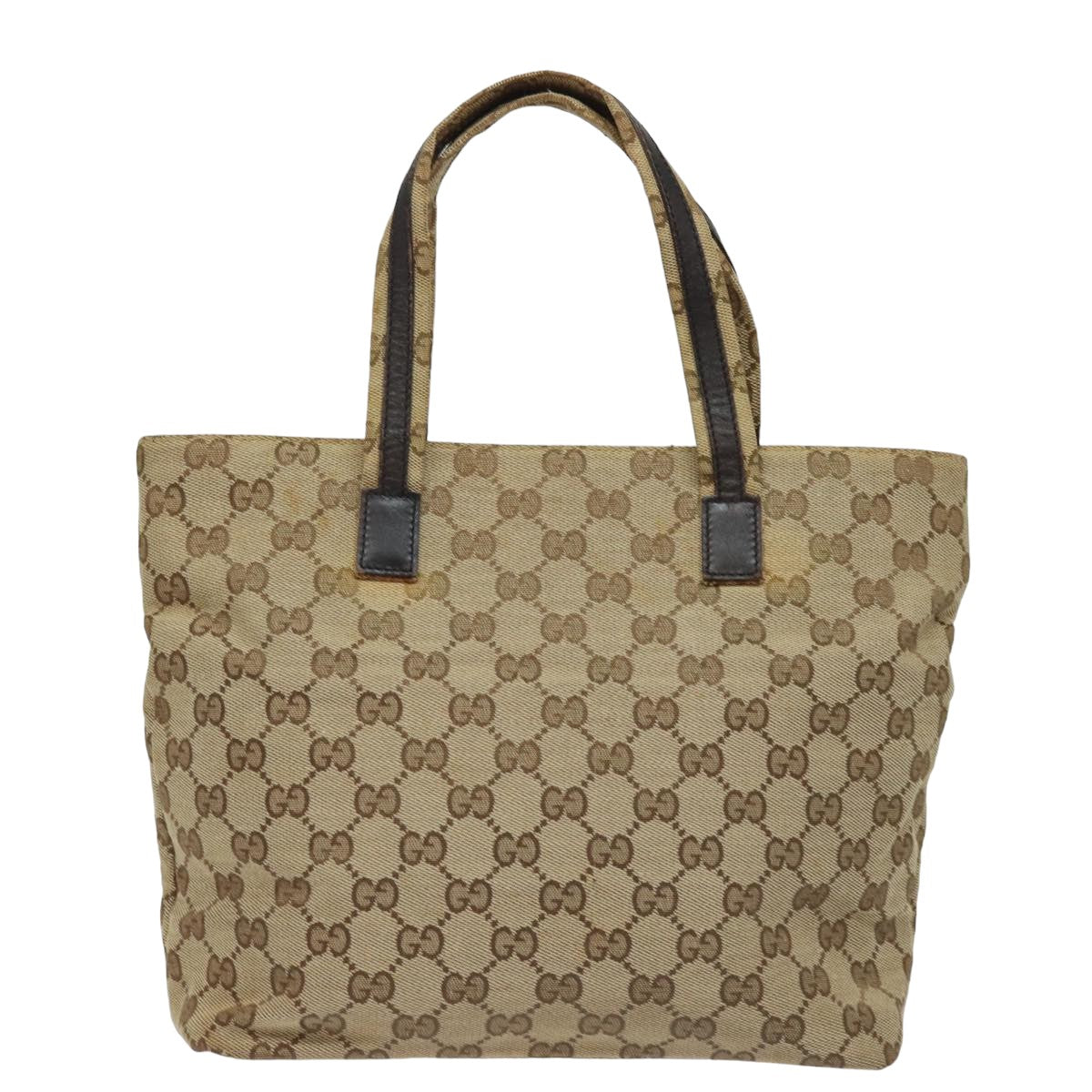 GUCCI GG Canvas Hand Bag Beige 002 1080 78093