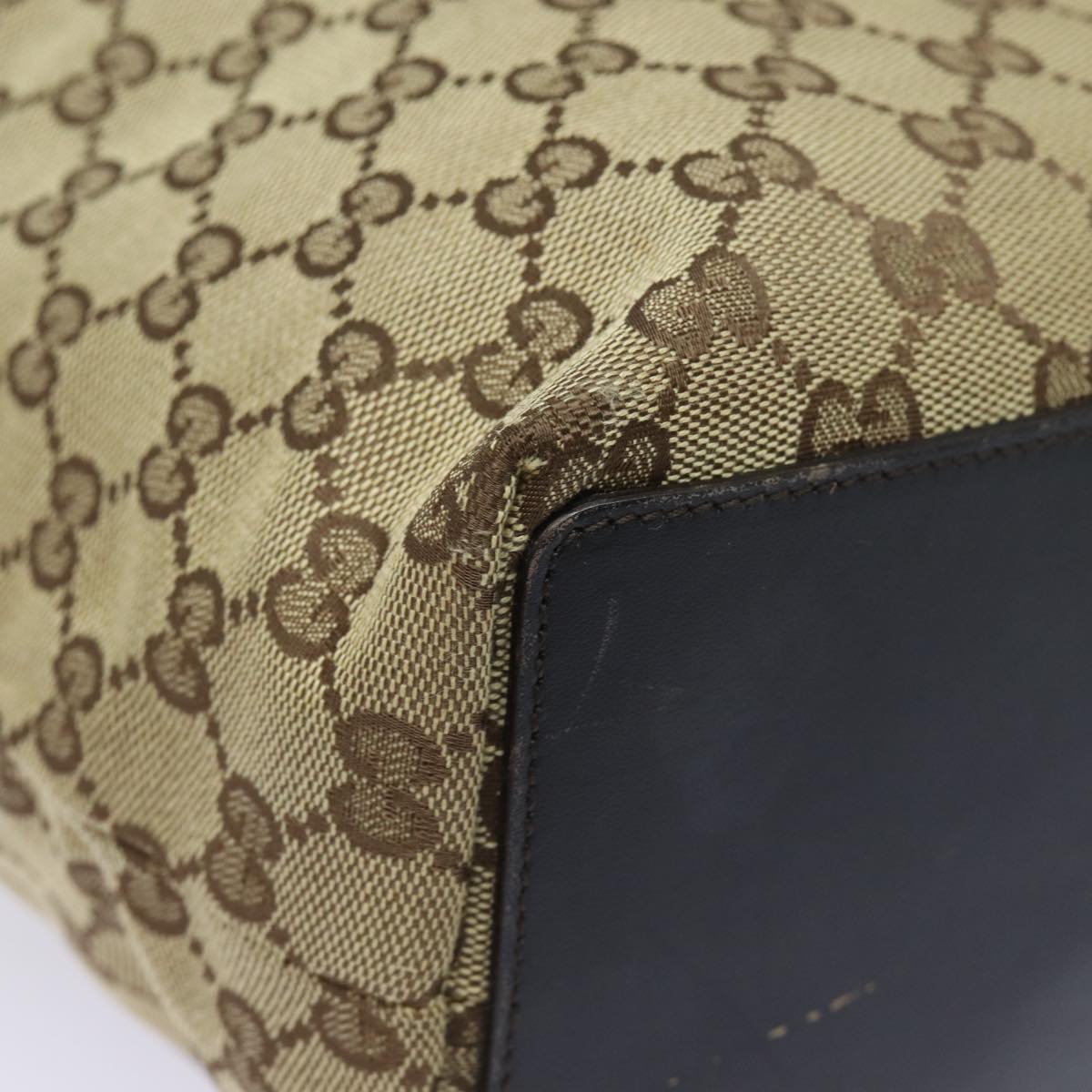GUCCI GG Canvas Tote Bag Beige 002 1098 78094