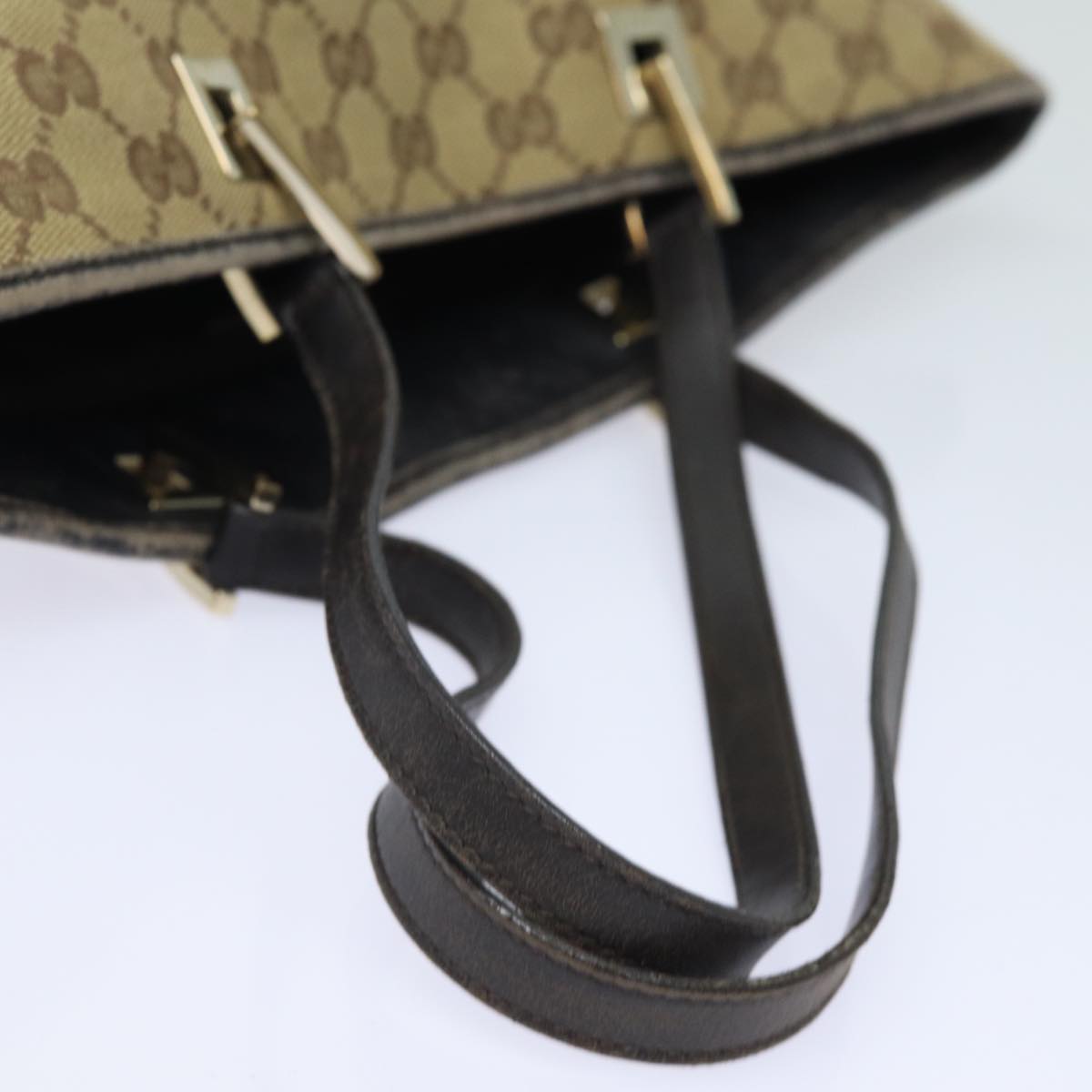 GUCCI GG Canvas Tote Bag Beige 002 1098 78094