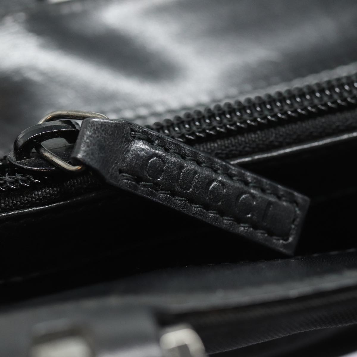GUCCI Hand Bag Nylon Black 002 1024 78218