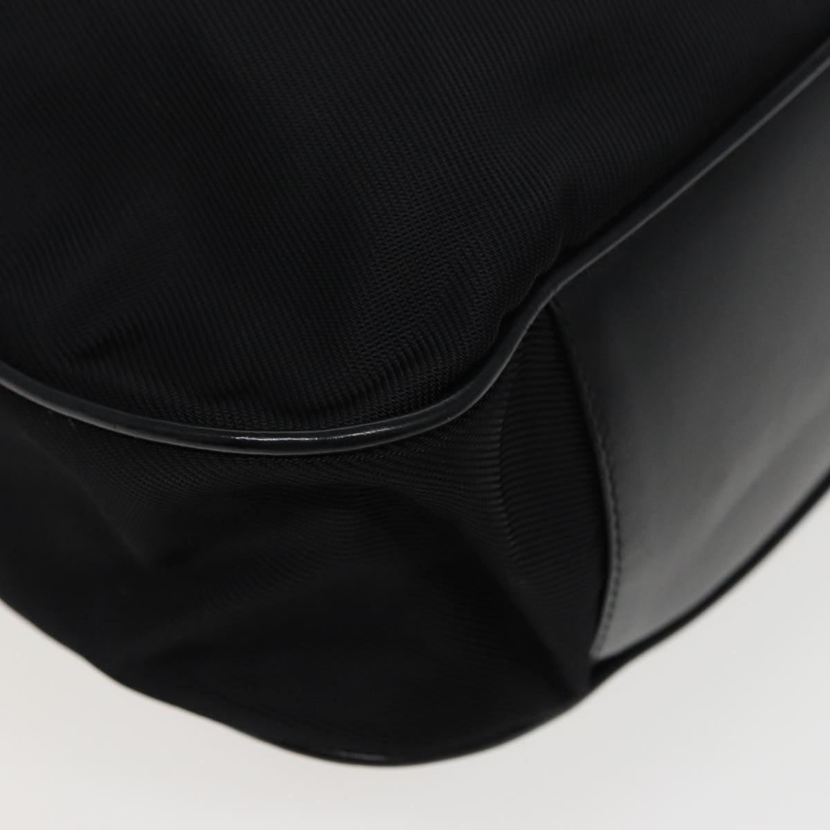 GUCCI Bamboo Shoulder Bag Nylon Black 001 2404 1577 78241