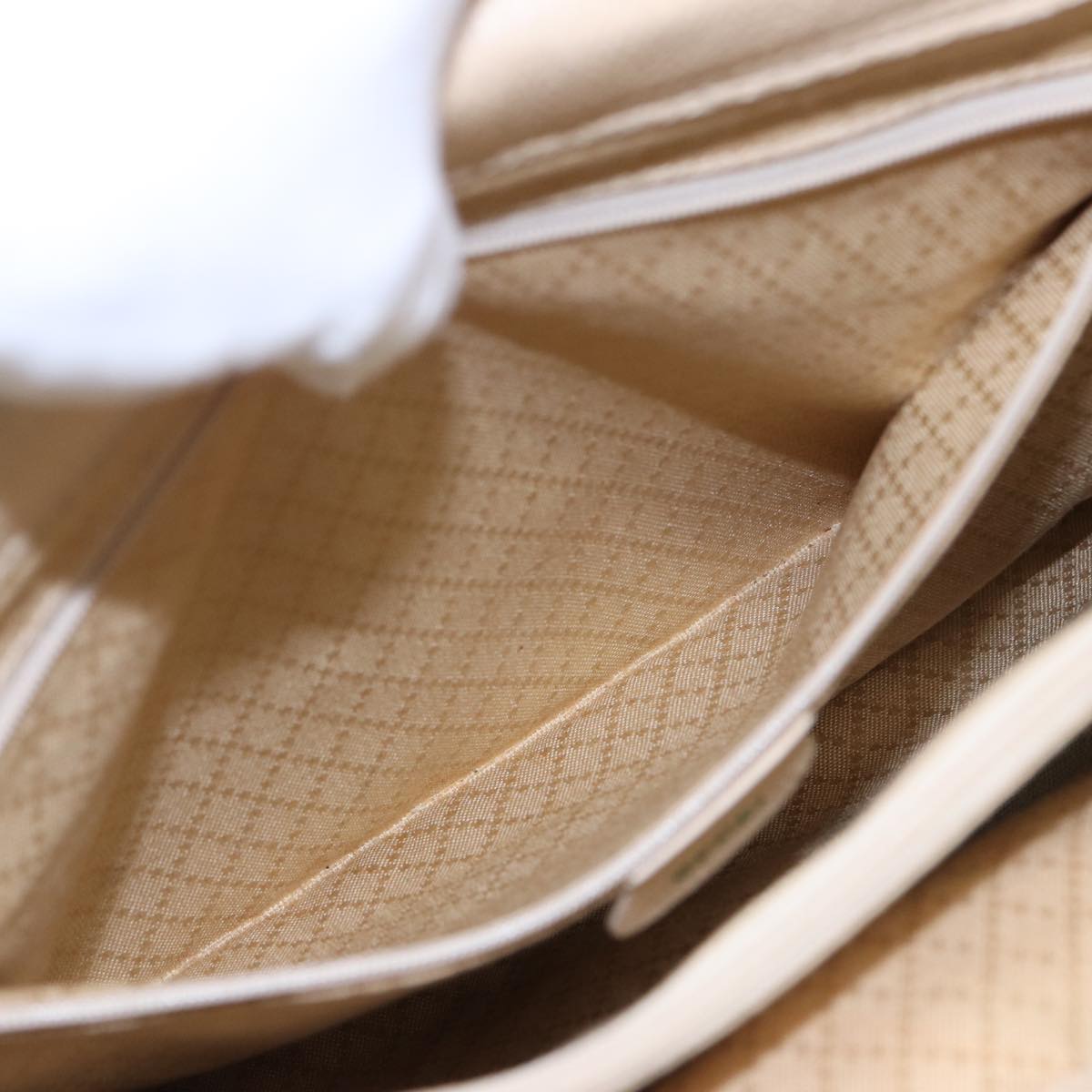 GUCCI Bamboo Tote Bag Suede 2way Beige 002 2855 0322 0 78245