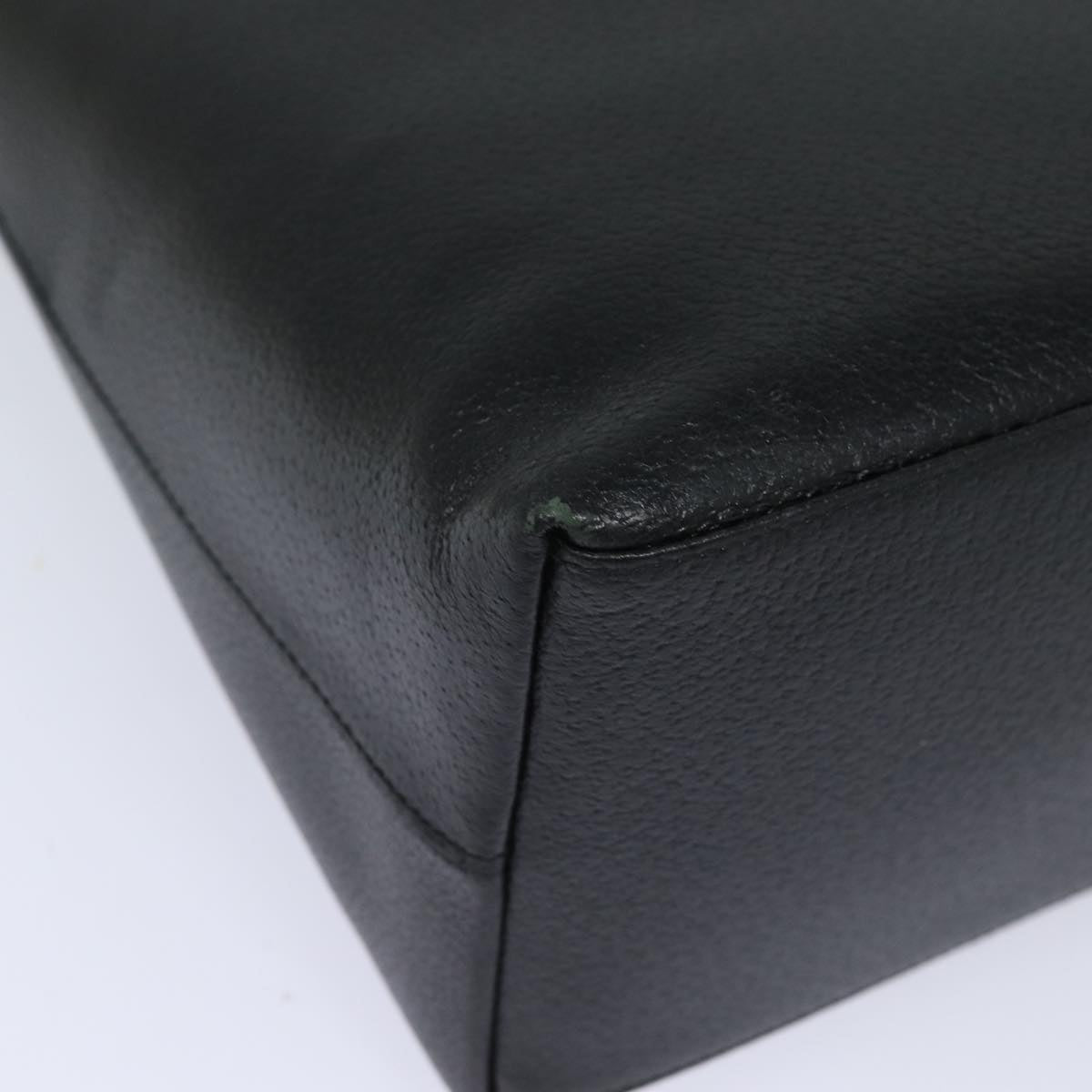 GUCCI Bamboo Shoulder Bag Leather Black 001 3006 78246