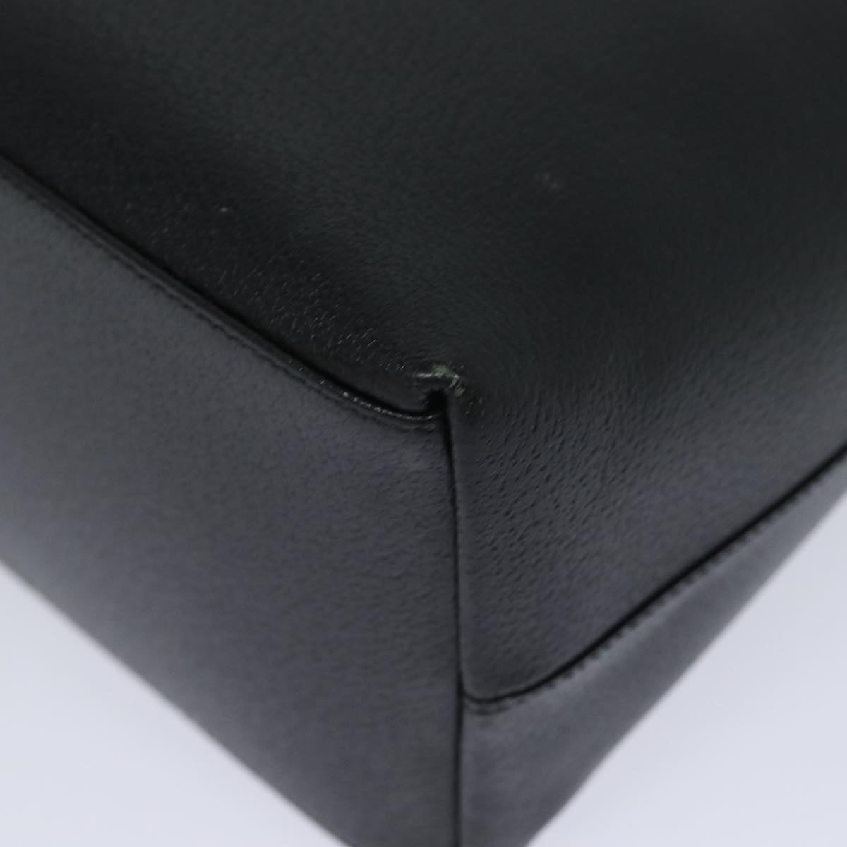 GUCCI Bamboo Shoulder Bag Leather Black 001 3006 78246