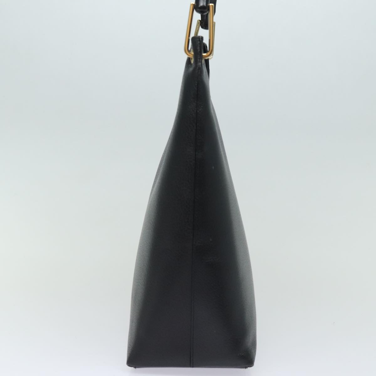 GUCCI Bamboo Shoulder Bag Leather Black 001 3006 78246