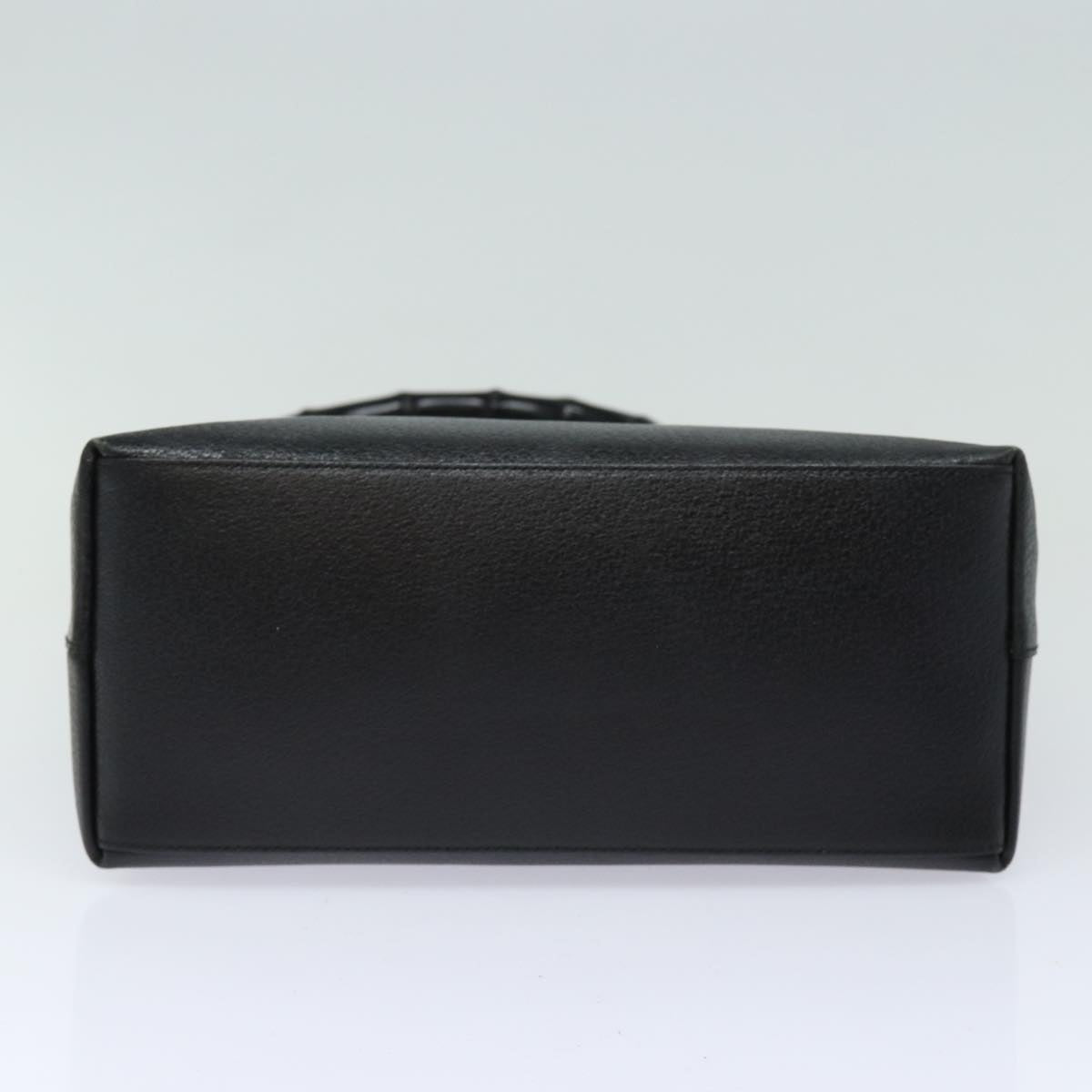 GUCCI Bamboo Shoulder Bag Leather Black 001 3006 78246