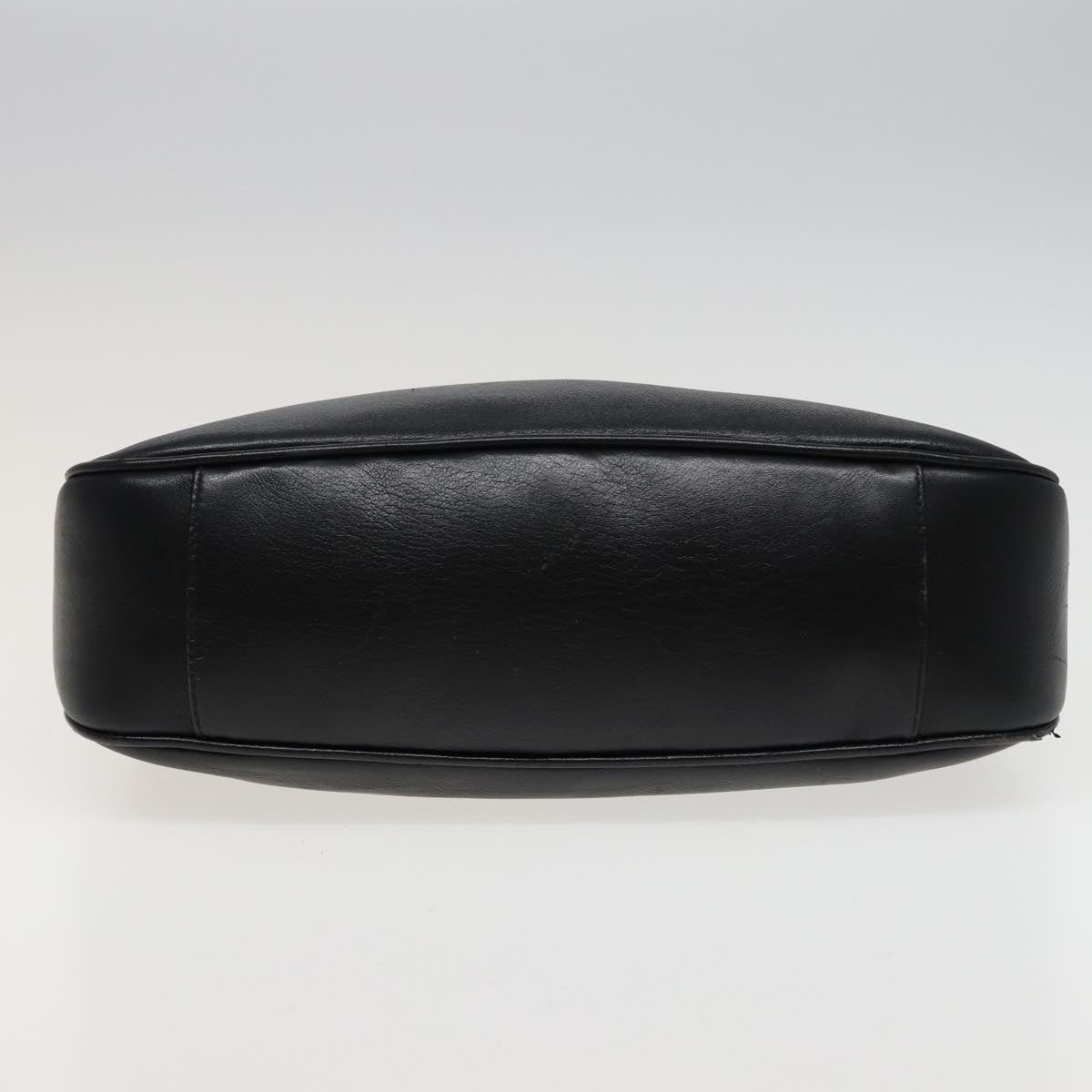 GUCCI Bamboo Shoulder Bag Leather Black 001 1638 78248