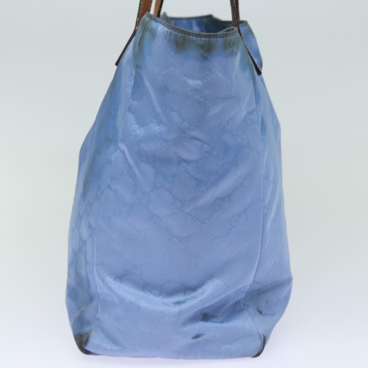 GUCCI GG Canvas Tote Bag Blue 282439 78251