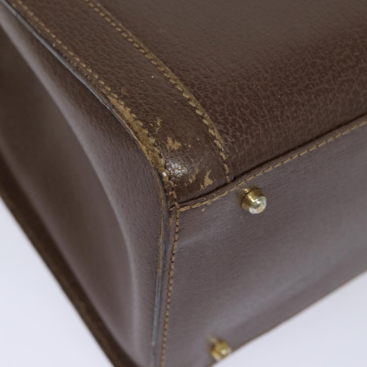 GUCCI Bamboo Tote Bag Leather Brown 002 1186 0260 78252