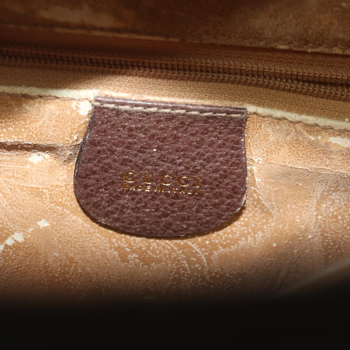 GUCCI Bamboo Tote Bag Leather Brown 002 1186 0260 78252