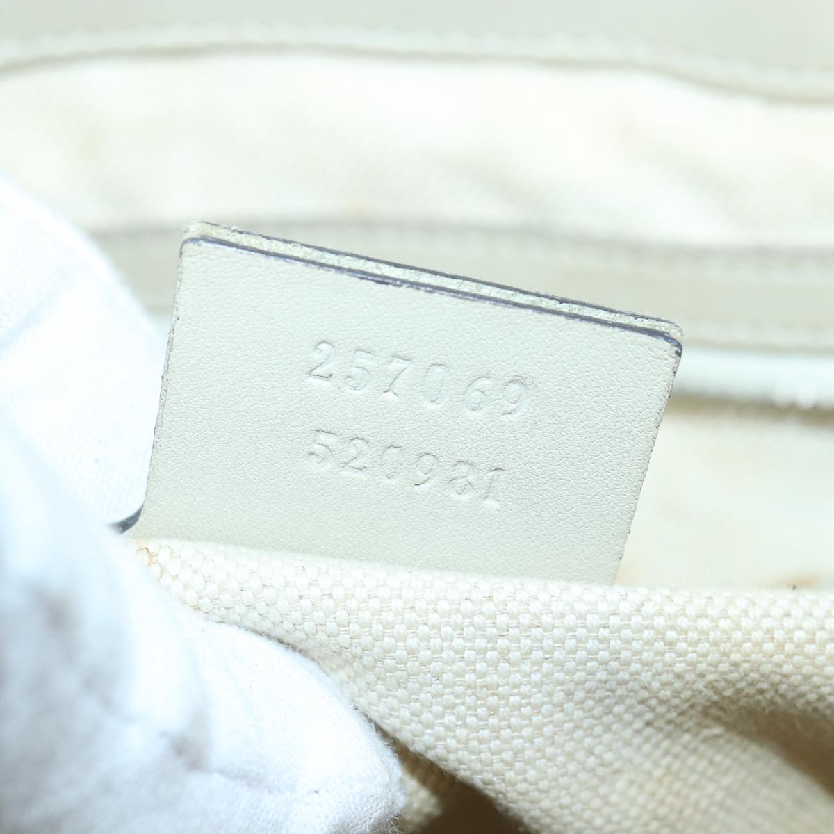 GUCCI GG Canvas Tote Bag Beige 257069 78293
