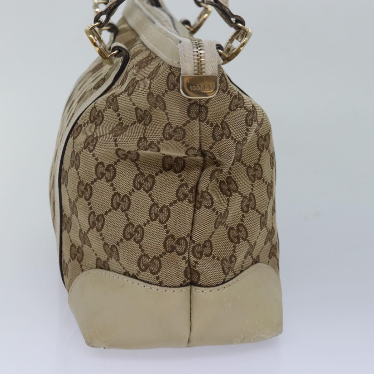 GUCCI GG Canvas Tote Bag Beige 257069 78293