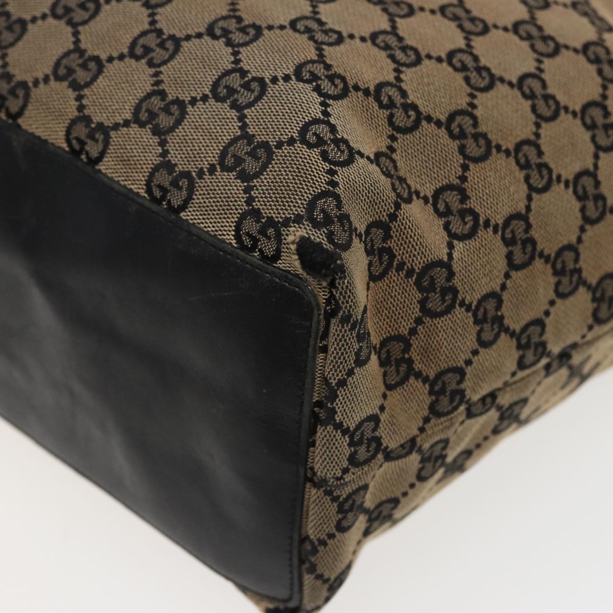 GUCCI GG Canvas Tote Bag Beige 002 1098 78341