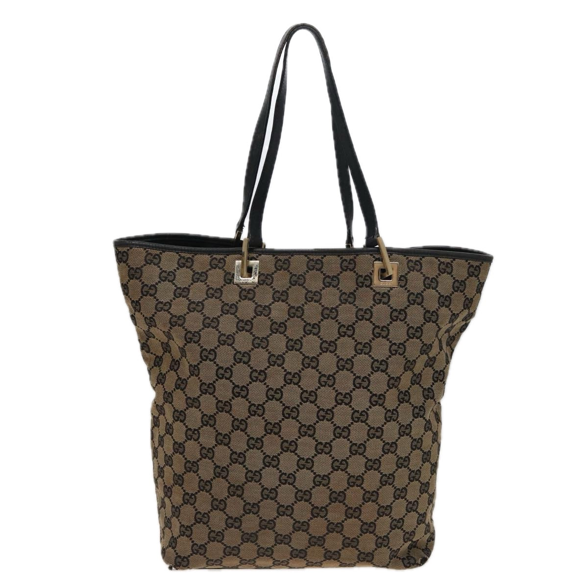 GUCCI GG Canvas Tote Bag Beige 002 1098 78341