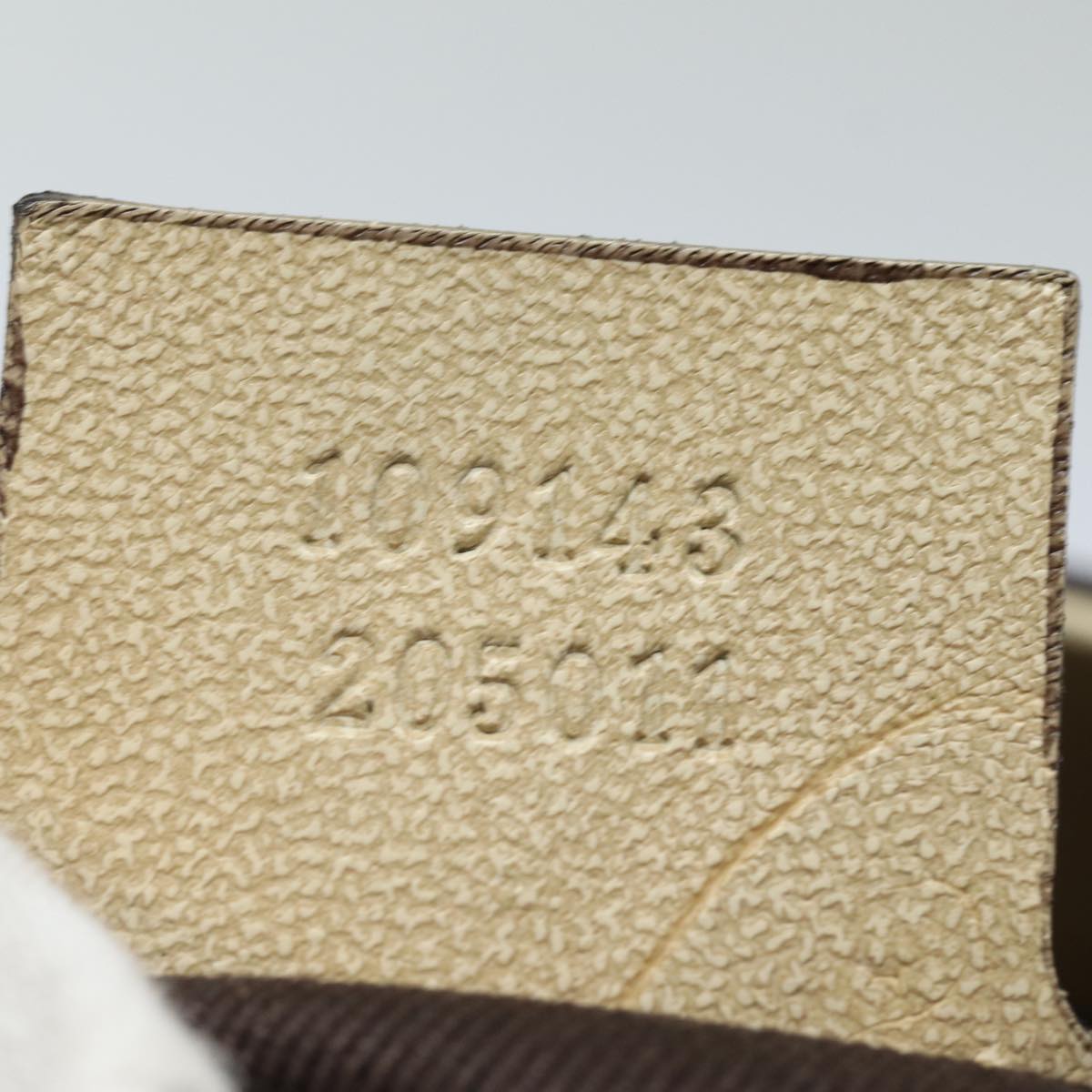 GUCCI GG Canvas Shoulder Bag Beige 109143 78342