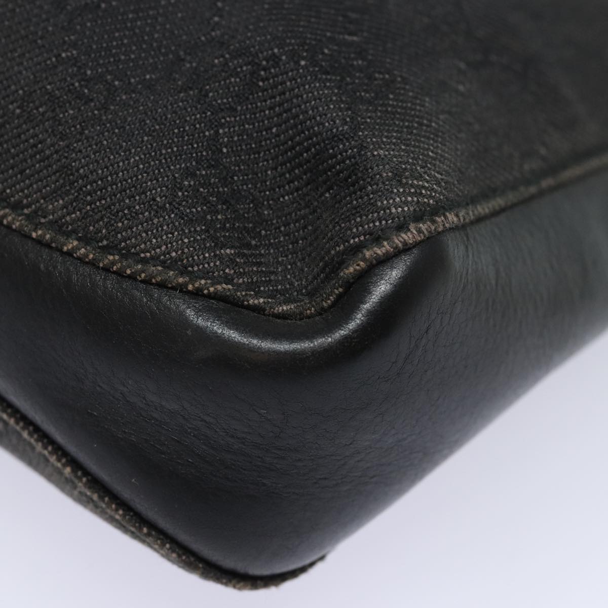 GUCCI GG Canvas Shoulder Bag Black 101975 78344