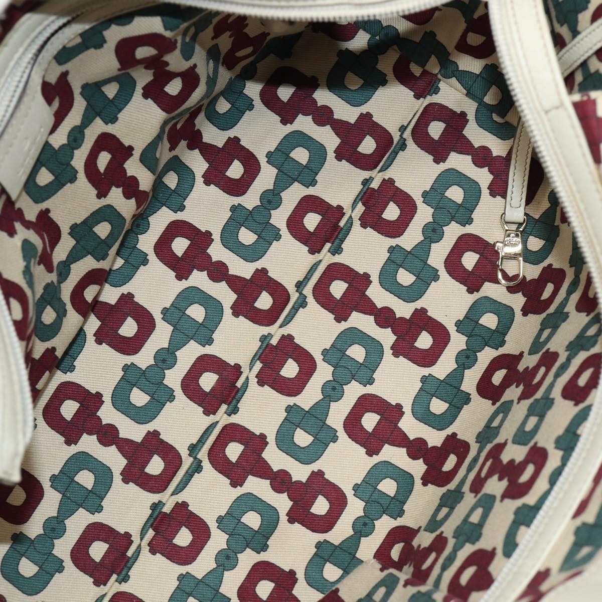 GUCCI GG Canvas Guccissima Tote Bag White 145993 78358