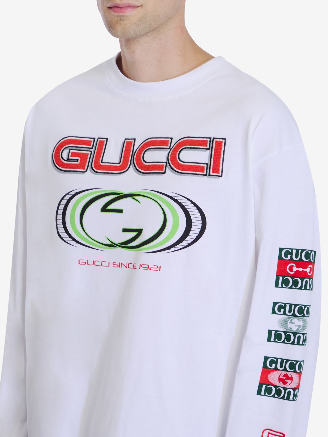 GUCCI Long-Sleeved Crewneck T-Shirt