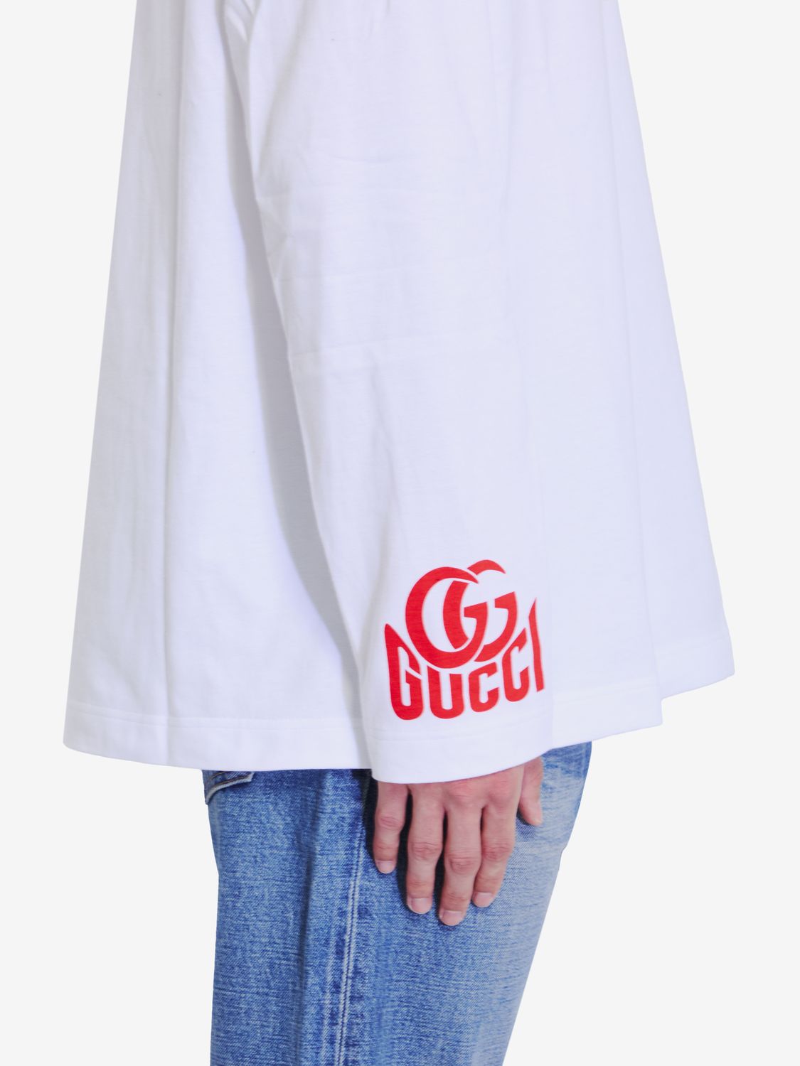 GUCCI Long-Sleeved Crewneck T-Shirt