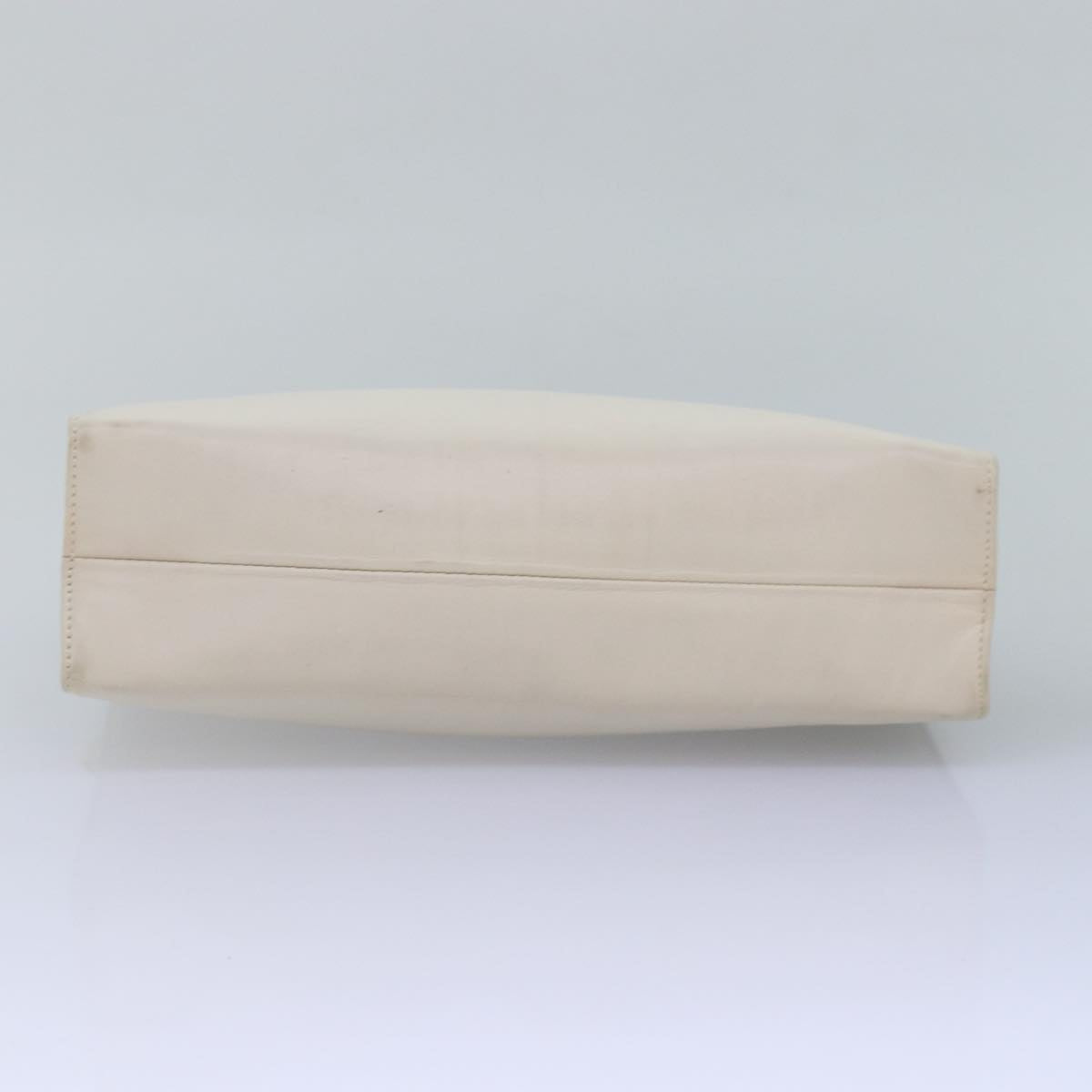 GUCCI Hand Bag Leather White 78475
