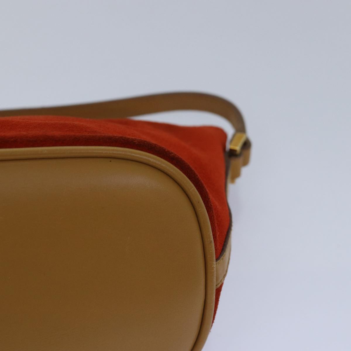 GUCCI Accessory Pouch Suede Orange 039 1103 78514