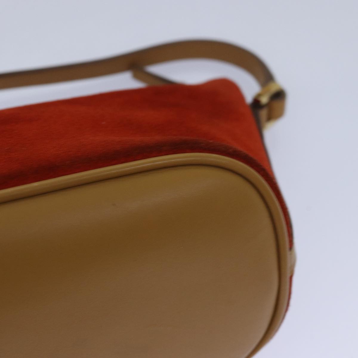 GUCCI Accessory Pouch Suede Orange 039 1103 78514