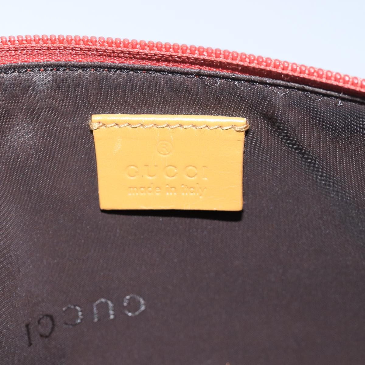 GUCCI Accessory Pouch Suede Orange 039 1103 78514