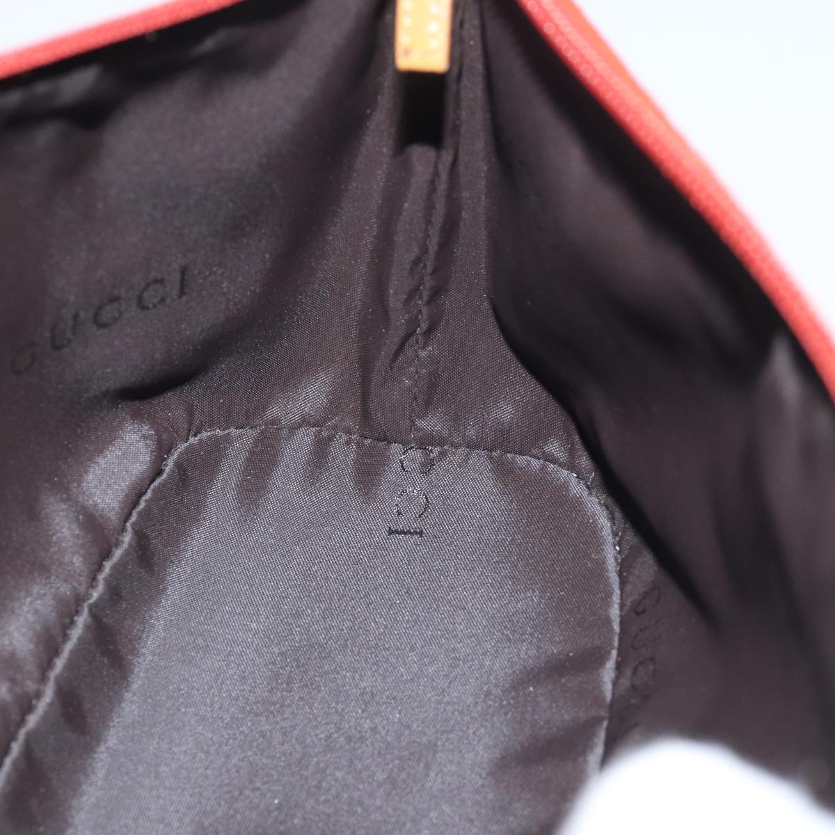 GUCCI Accessory Pouch Suede Orange 039 1103 78514