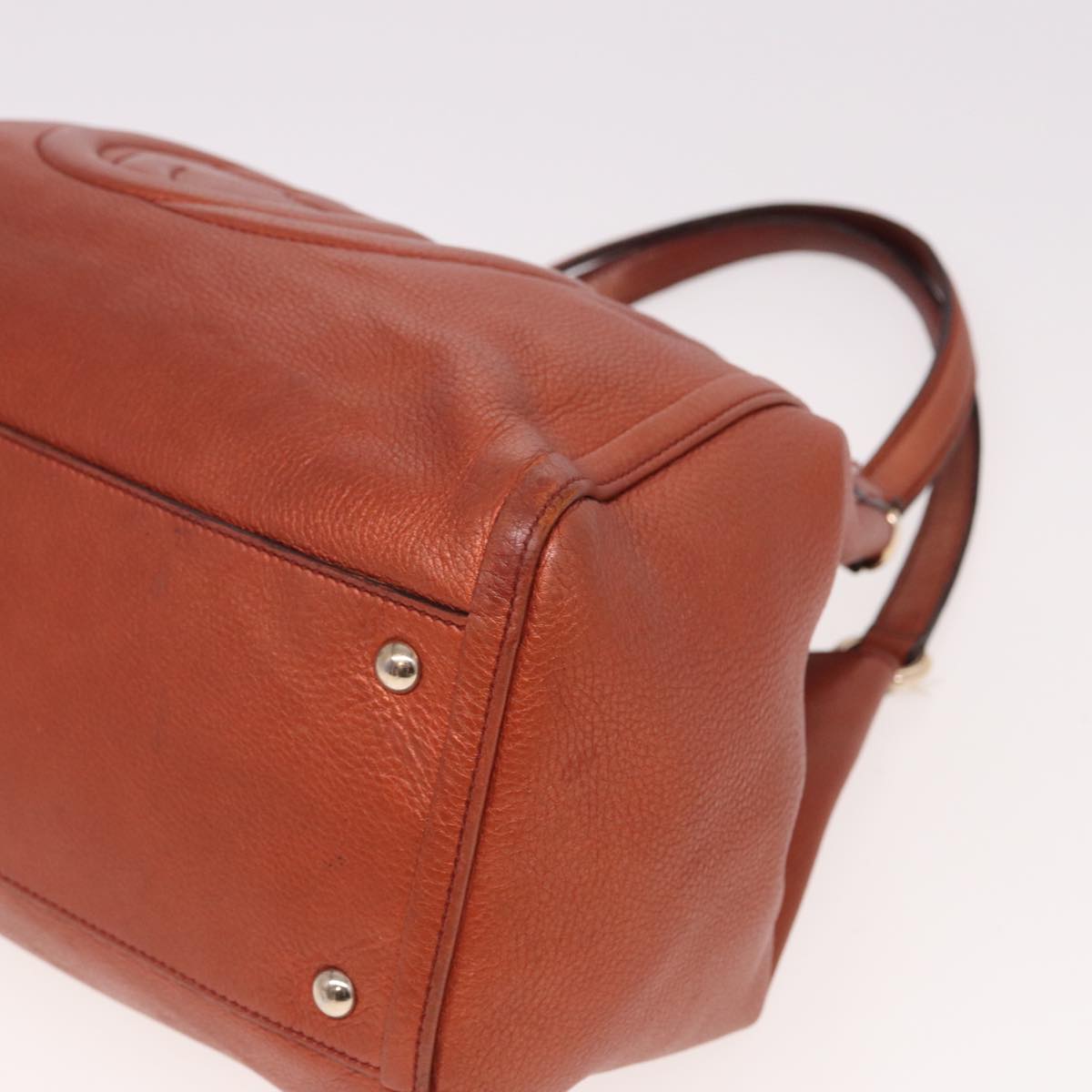 GUCCI Soho Hand Bag Leather Brown 282309 78528