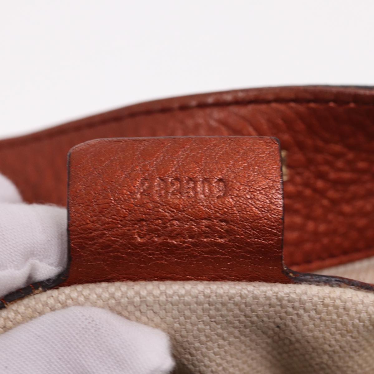 GUCCI Soho Hand Bag Leather Brown 282309 78528