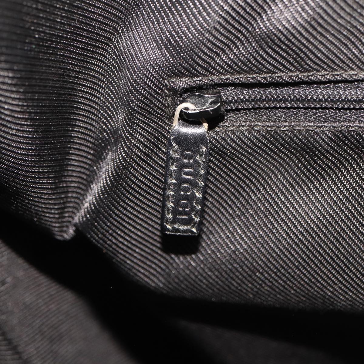 GUCCI GG Canvas Hand Bag Black 002 1121 78531