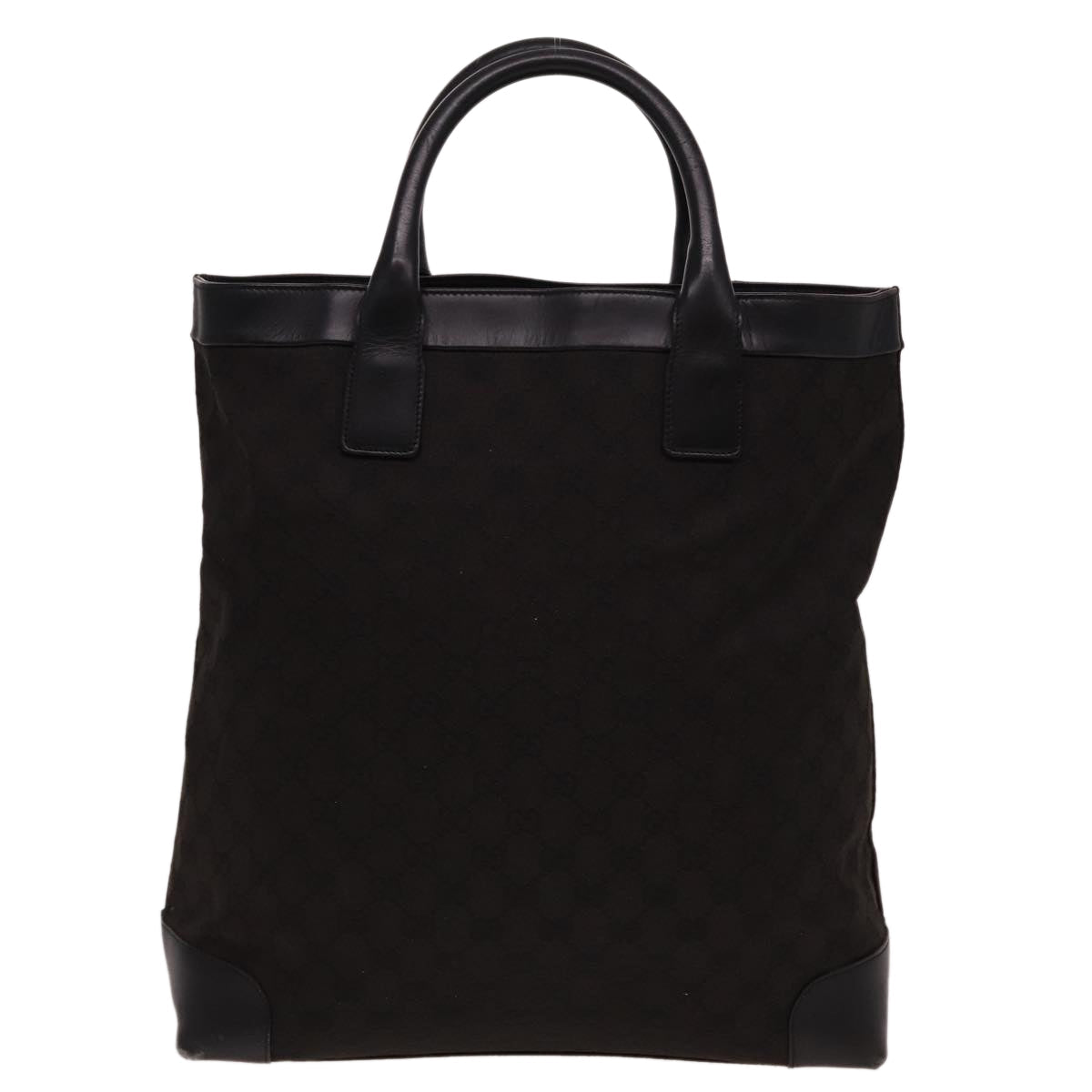 GUCCI GG Canvas Hand Bag Black 002 1121 78531