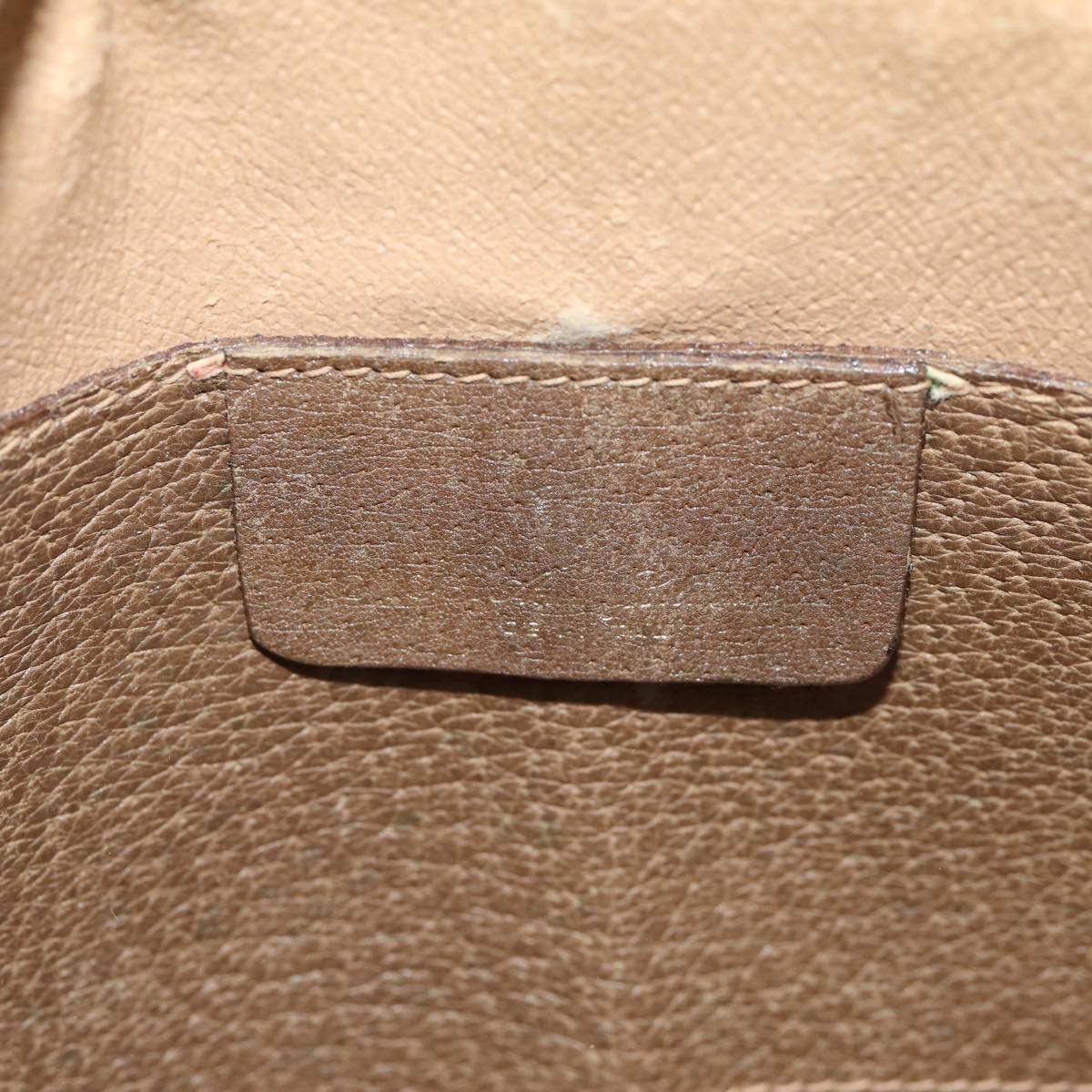 GUCCI Web Sherry Line GG Supreme Shoulder Bag PVC Beige 904 02 047 78759