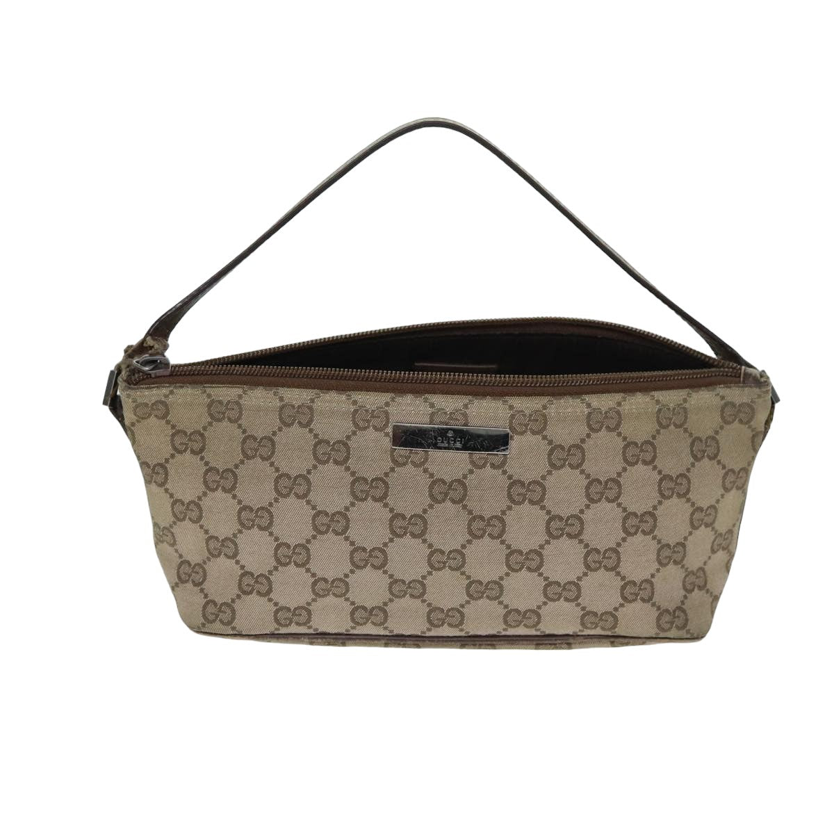 GUCCI GG Canvas Pouch Beige 039 1103 78760