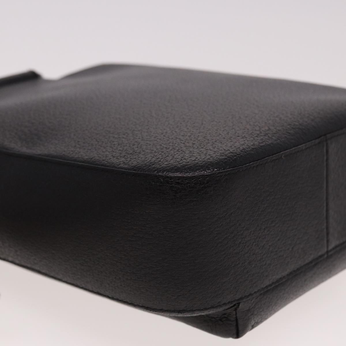 GUCCI Hand Bag Leather 2way Black 002 1118 0463 78761