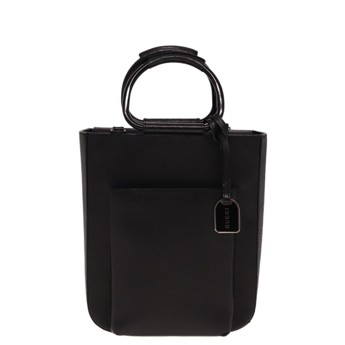 GUCCI Hand Bag Leather 2way Black 002 1118 0463 78761