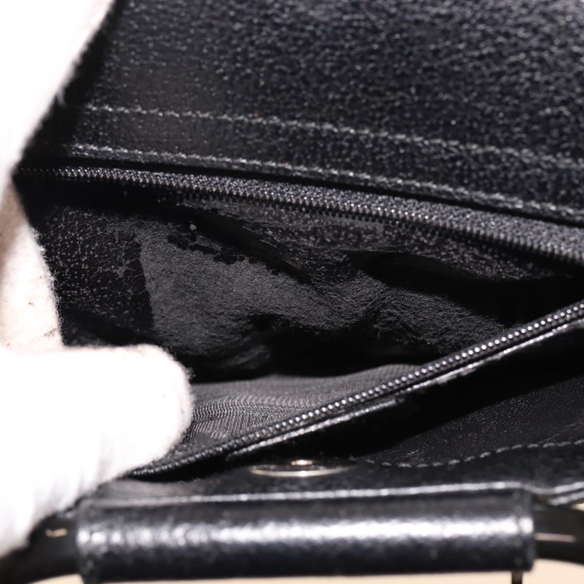 GUCCI Hand Bag Leather 2way Black 002 1118 0463 78761