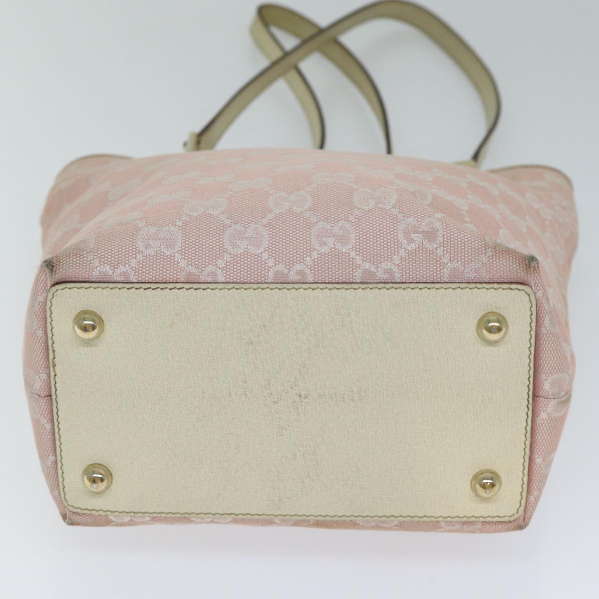 GUCCI GG Canvas Tote Bag Pink 120840 78782