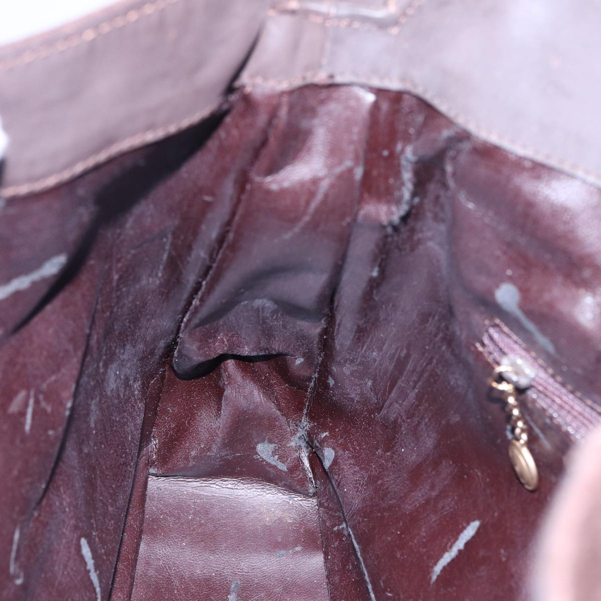 GUCCI Bamboo Hand Bag Suede 2way Brown 001 2404 1638 78789