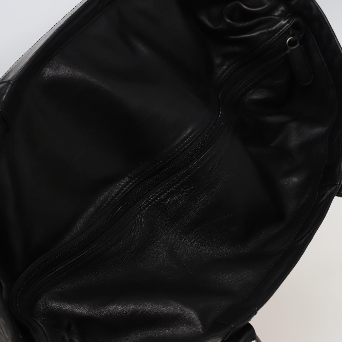 GUCCI Bamboo Hand Bag Leather Black 002 2058 0412 5 78791