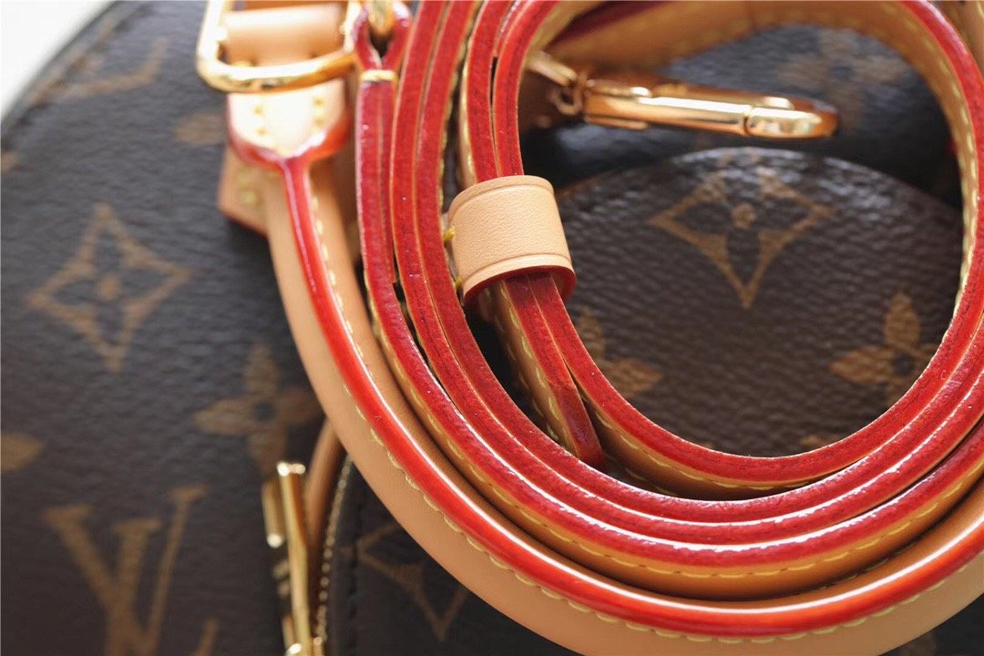 LV Ellipse GLAMI Handbag Created By Nicolas Ghesquiere From Classic Monogram Canvas For Women Brown 23cm/8.9in LV