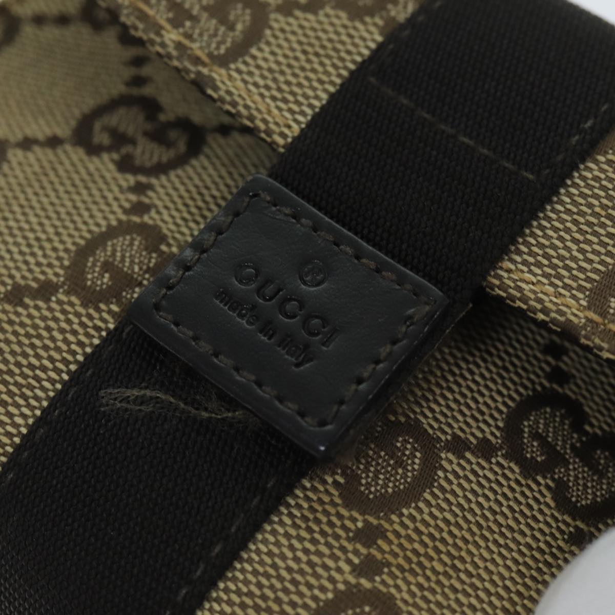 GUCCI GG Canvas Pouch Beige 78836