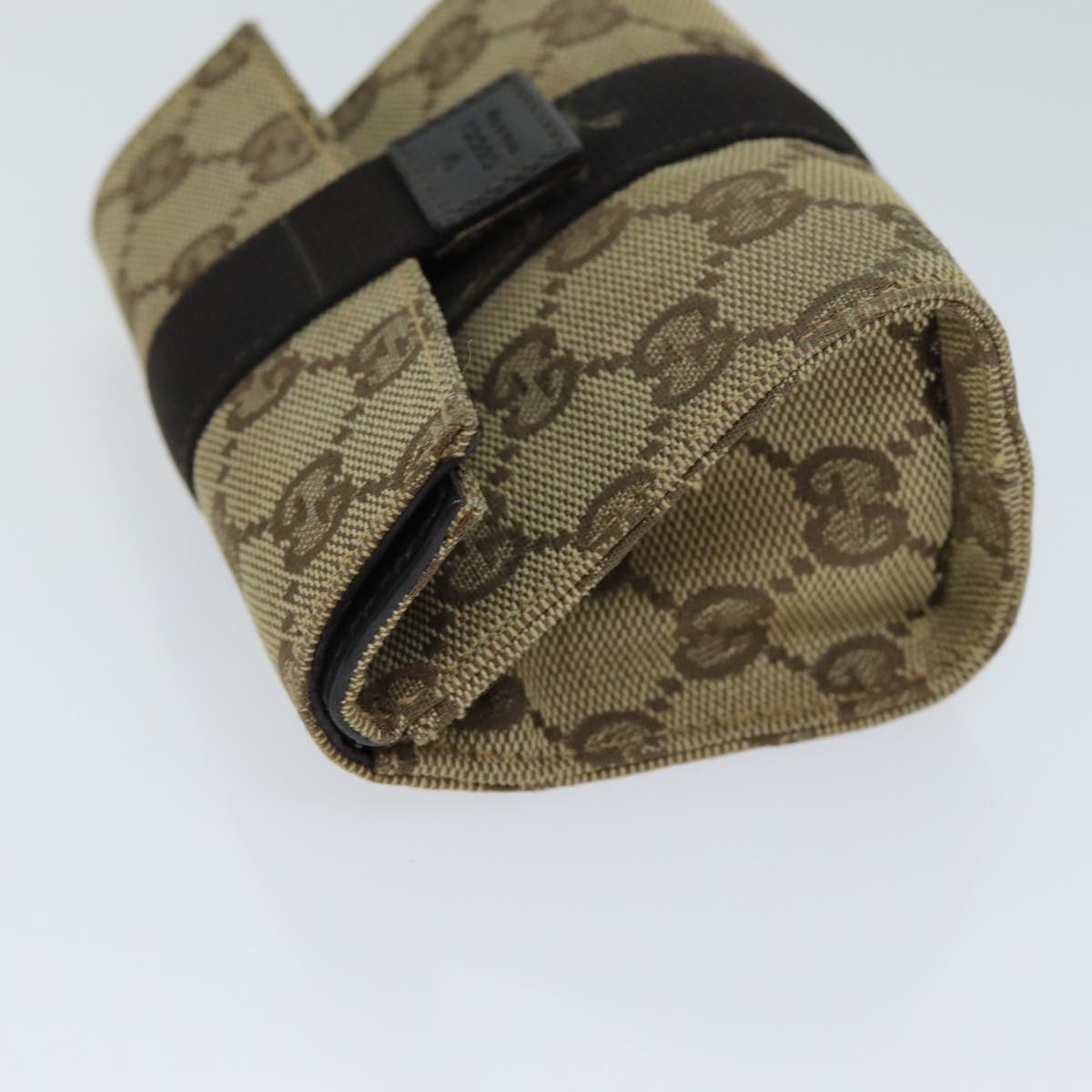 GUCCI GG Canvas Pouch Beige 78836