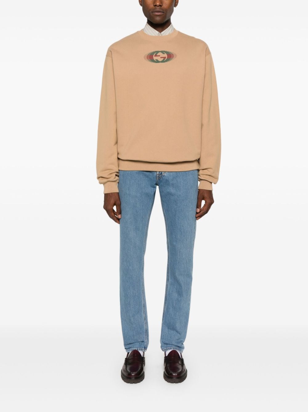 GUCCI Web Detail Denim Jeans - Men's FW24 Collection