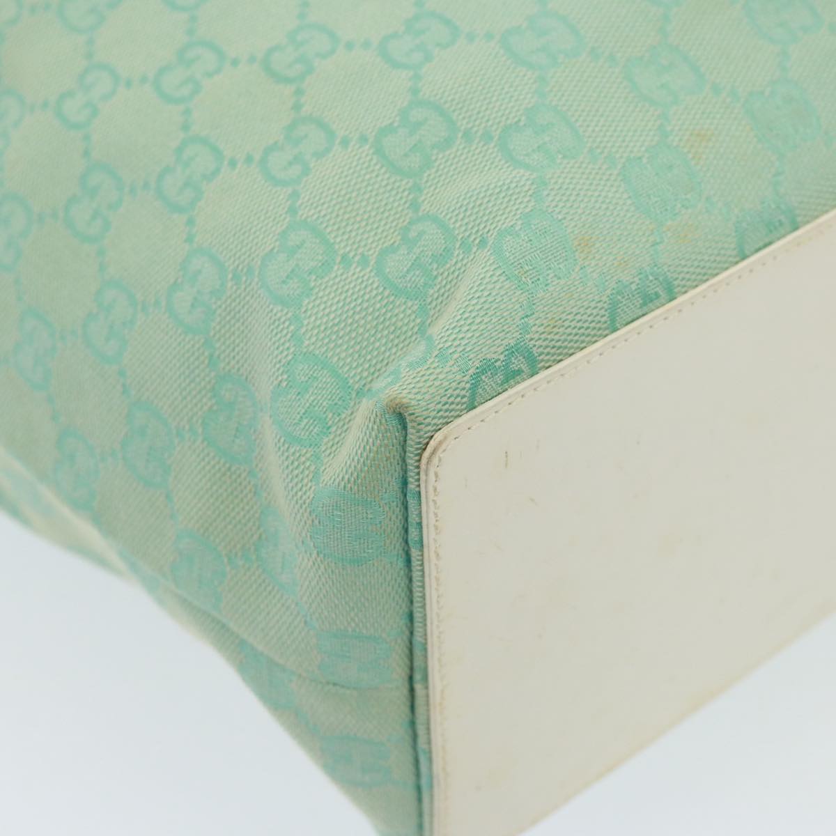 GUCCI GG Canvas Shoulder Bag Light Blue 002 1098 79099